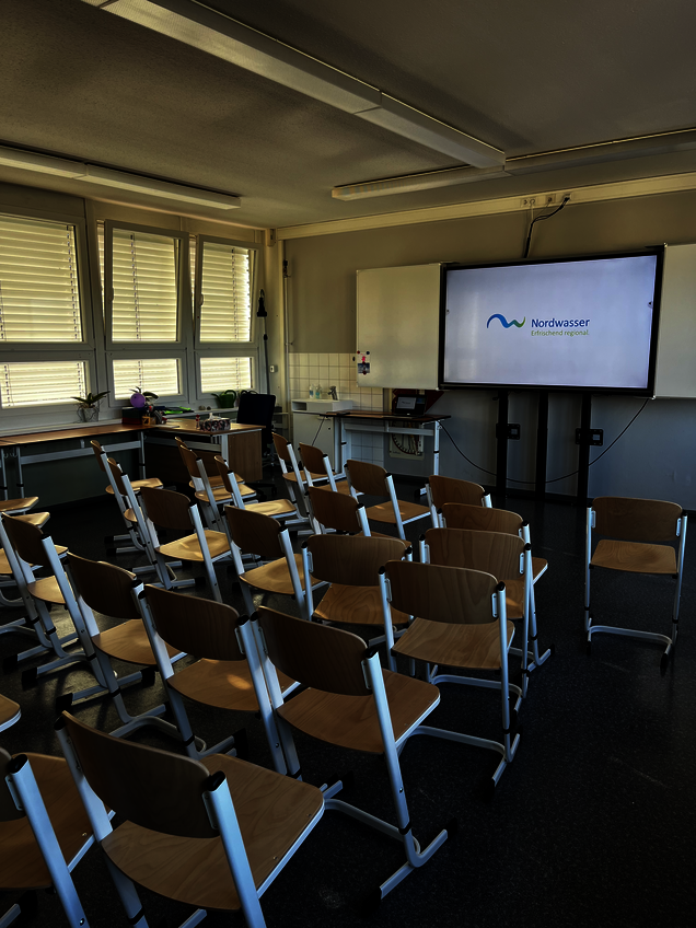Klassenraum in der Nordlichtschule