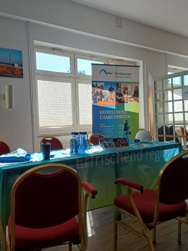 Stand von Nordwasser auf der Schulmesse