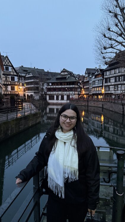 Azubine Nele in Straßburg