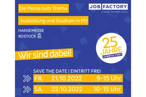 Plakat 25 Jahre Jobfactory
