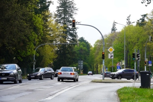 Kreuzung Satower Straße und Rennbahnallee