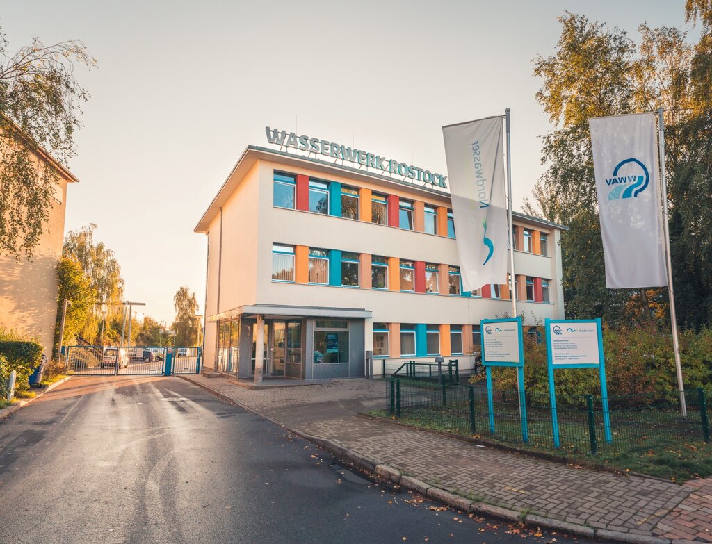 Einfahrt Wasserwerk Rostock