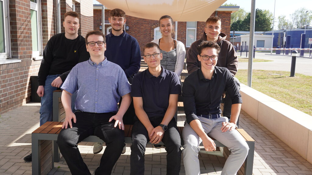 Gruppenfoto der neuen Azubis