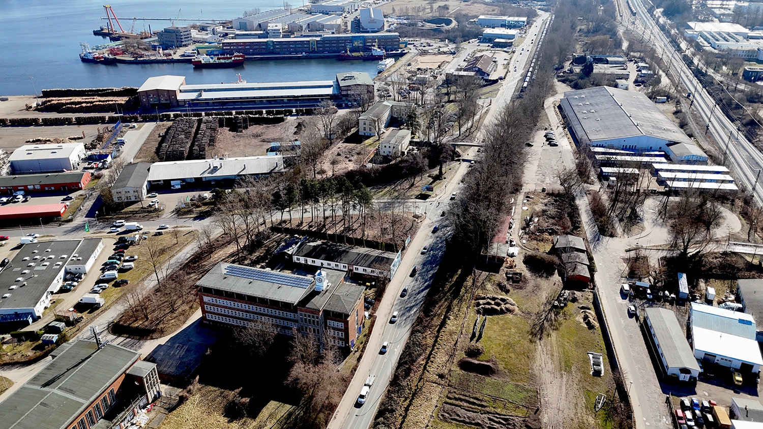 Am Fischereihafen - Luftbild