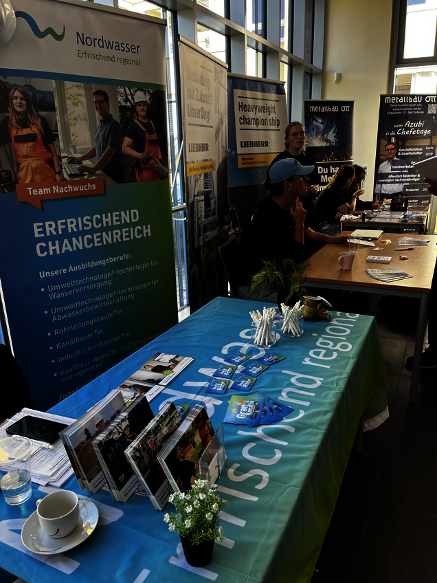 Nordwasser-Messestand in der Nordlichtschule