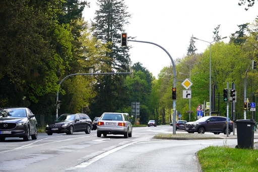 Kreuzung Satower Straße und Rennbahnallee