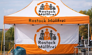 Pavillon von Rostock Müllfrei.