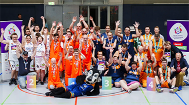 Gruppenfoto der Special Olympics Mecklenburg-Vorpommern